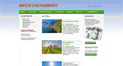 Desktop Screenshot of beck-schubert.de