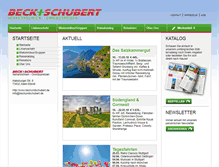 Tablet Screenshot of beck-schubert.de